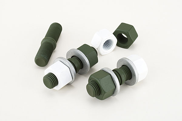 防錆処理節付き両ねじ高力ボルト